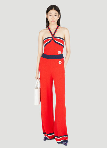 Knit Halterneck Top Gucci Knit Halterneck Top Red guc0253010