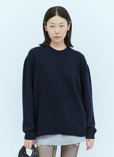 Miu Miu Women's Cashmere Sweater in Blue | LN-CC®