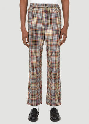 Ahluwalia Akin Check Pants Light Blue ahl0152001