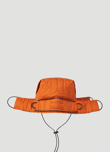 Craig Green Quilted Box Hat  Orange cgr0146025