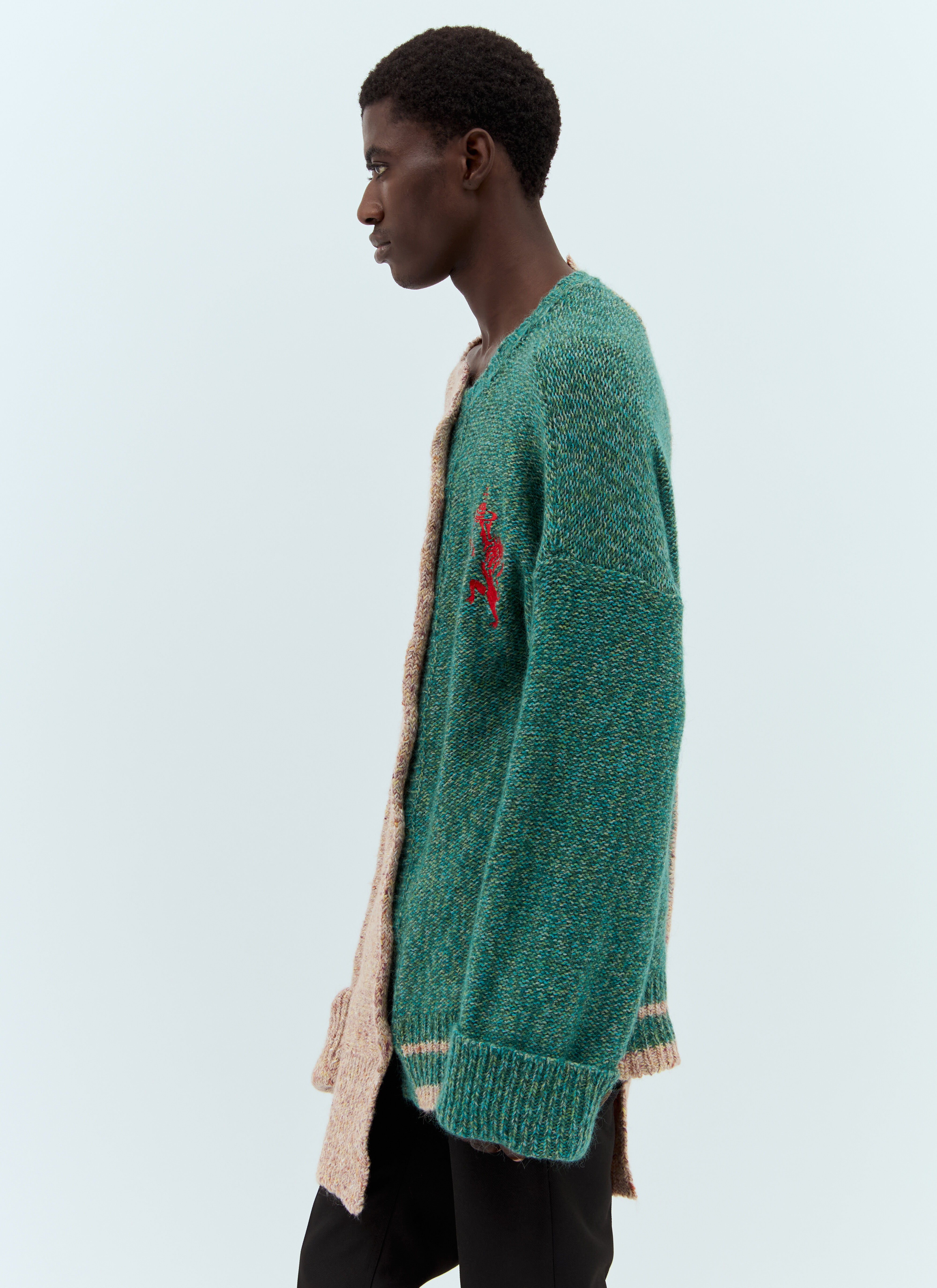 Vivienne Westwood Men s Half Half Cardigan in Multicolour LN CC