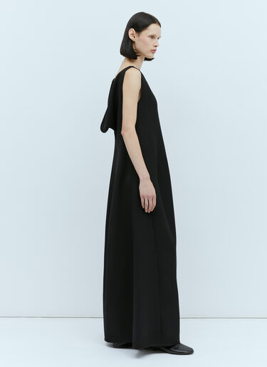 The Row Rhea Wool Dress Black row0253028