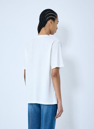 Chloé Oversized Logo T-Shirt White chl0259015