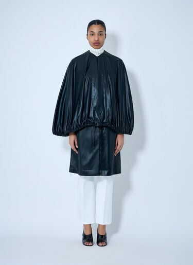 TOTEME Oversized Cape Jacket Black tot0264018