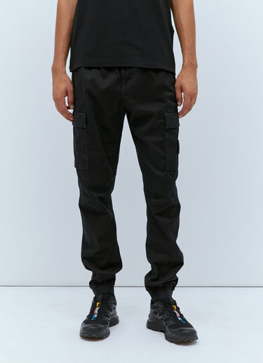 Stone Island Compass 贴饰长裤 黑色 sto0154078