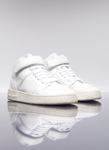 Saint Laurent Jefferson High Top Sneakers White sla0253066