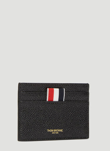 Thom Browne Pebbled Leather Cardholder Black thb0125042