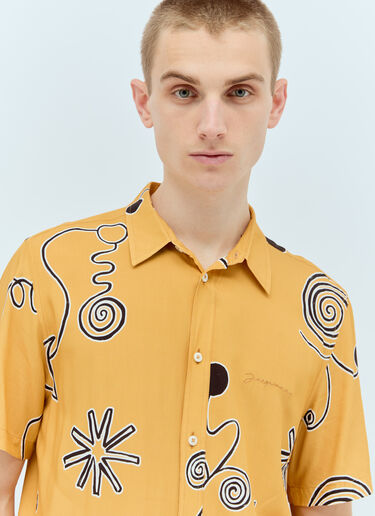 Jacquemus La Chemise Melo Shirt Yellow jac0156009