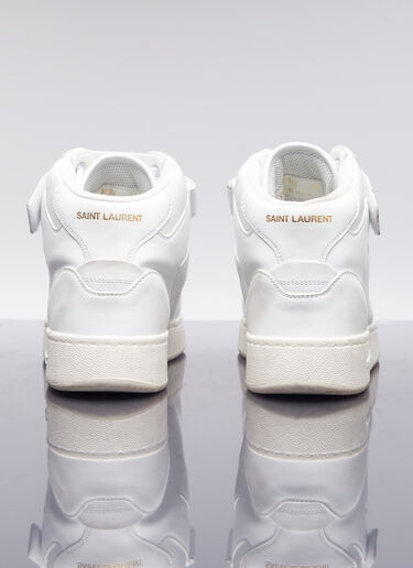 Saint Laurent Jefferson High Top Sneakers White sla0154029
