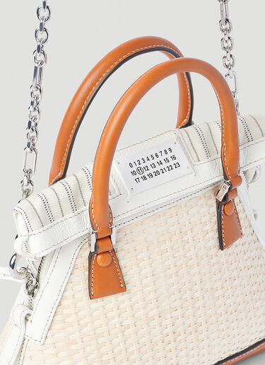 Maison Margiela 5AC Classique Micro Shoulder Bag White mla0251067