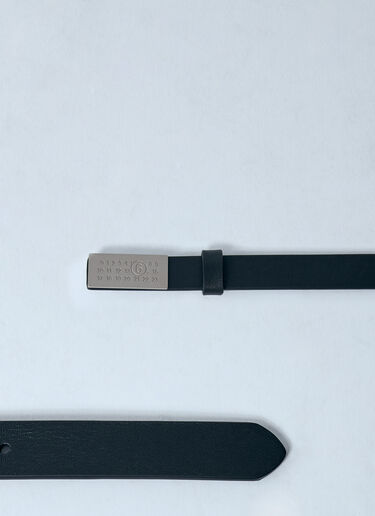 MM6 Maison Margiela 数字迷你腰带  黑色 mmm0259019