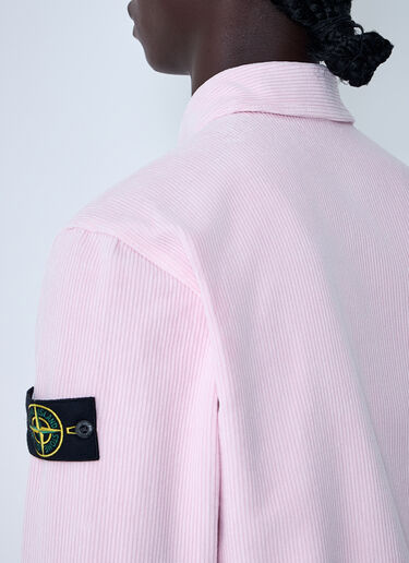 Stone Island Compass Patch Shirt Pink sto0162008
