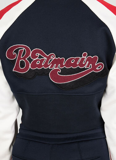 Balmain Raglan Sweatshirt Blue bln0253021