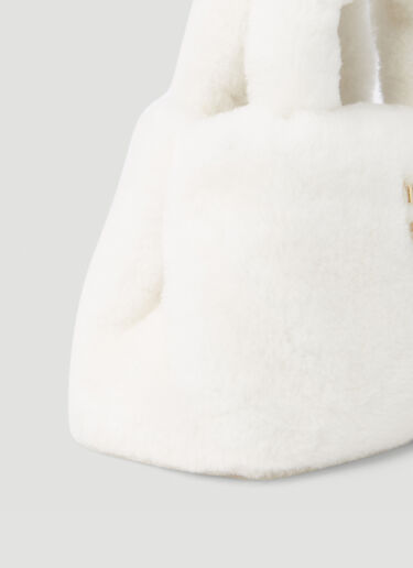 Miu Miu Fluffy Handbag White miu0252040