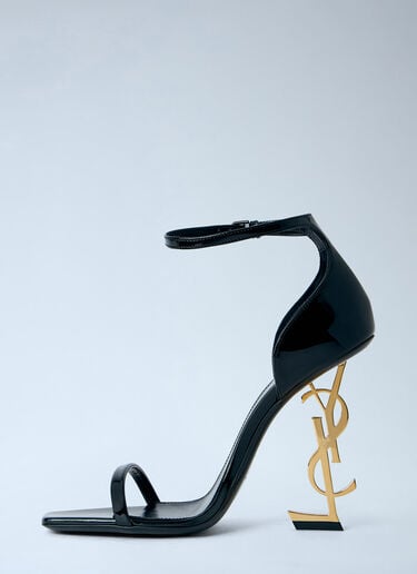 LN-CC® - Saint Laurent: Opyum Heeled Sandals - Black Saint Laurent Opyum Heeled Sandals Black sla0254051