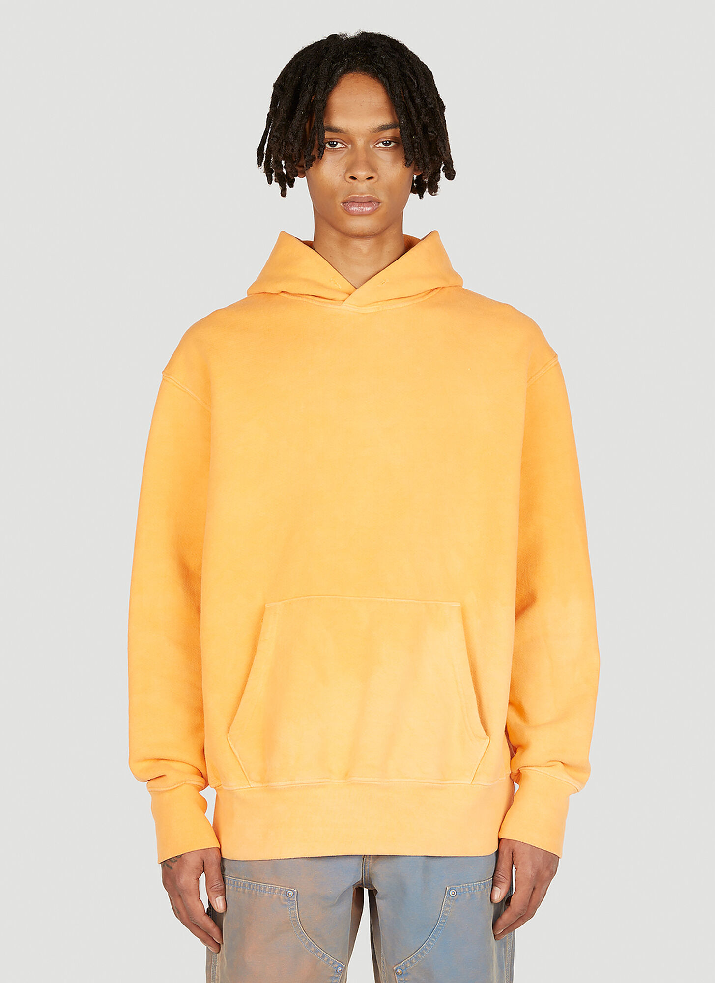 Notsonormal Splashed Hooded Sweatshirt In Orange