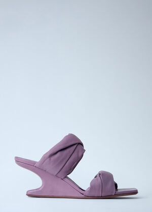 Rick Owens Cantilever 8 Twisted Sandals Violet ric0263053