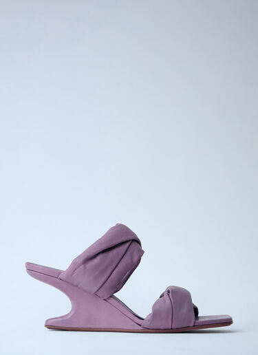 Rick Owens Cantilever 8 Twisted Sandals Violet ric0263053