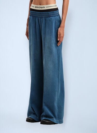 Logo Motif Track pants Palm Angels Logo Motif Track pants Blue pma0260070