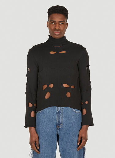 PROTOTYPES Balaklava Sweater Black prt0348001