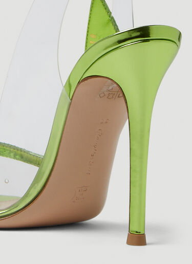 Gianvito Rossi Hortensia スティレット105ヒール グリーン gia0249014