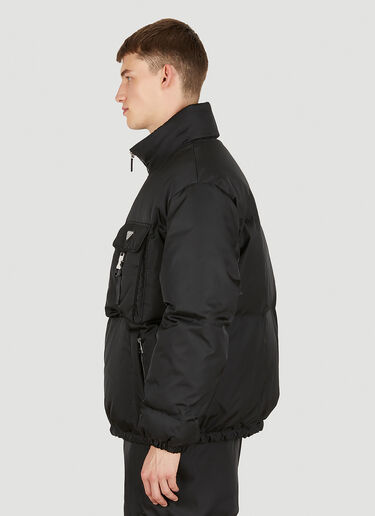 Prada Re-Nylon Puffer Jacket Black pra0149006