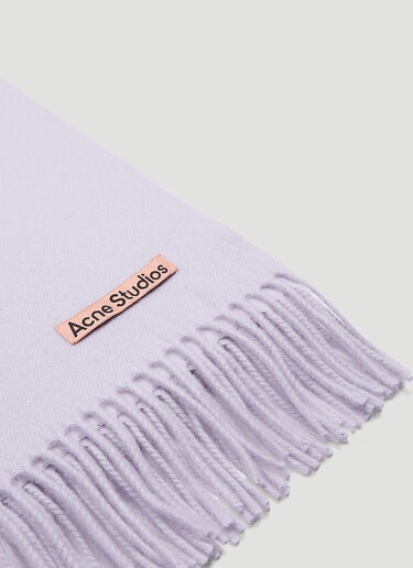Acne Studios Wool Scarf Purple acn0144031