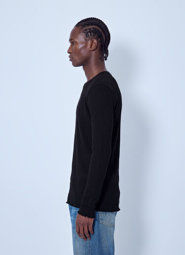 Our Legacy Elongated Longsleeve Top Black our0165018
