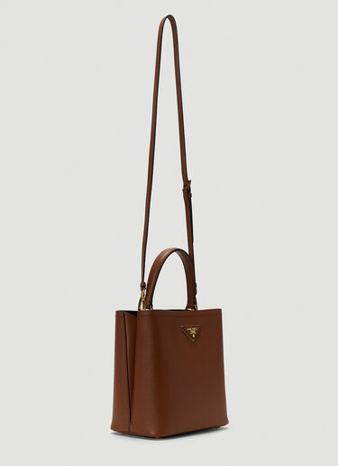 Prada Classic Shoulder Bag Brown pra0239005