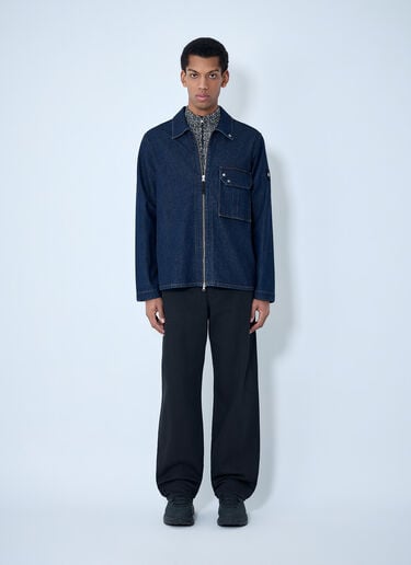 Stone Island Denim Jacket Blue sto0164029