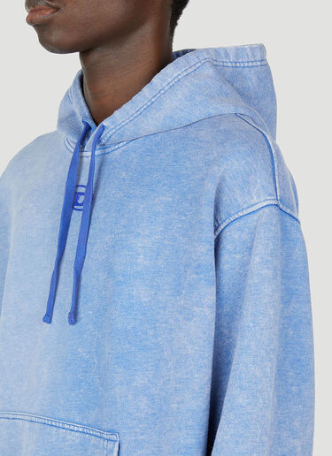 S-Macs Hooded Sweatshirt Diesel S-Macs Hooded Sweatshirt Light Blue dsl0152003