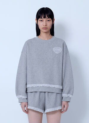 GANNI Isoli Sweatshirt Grey gan0265011