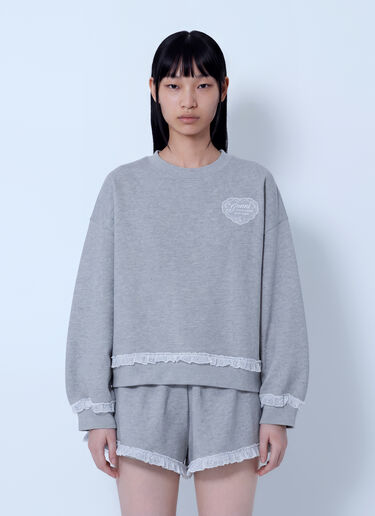GANNI Isoli Sweatshirt Grey gan0265011