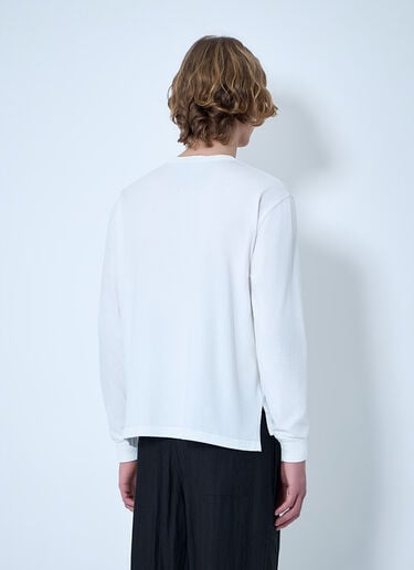 Our Legacy Graphic Long Sleeve T-Shirt White our0164067