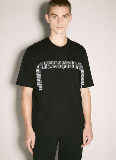 Curb Lace T-Shirt Lanvin Curb Lace T-Shirt Black lnv0158003