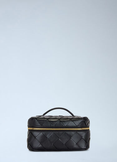 Bottega Veneta Intrecciato Vanity Case Black bov0255092