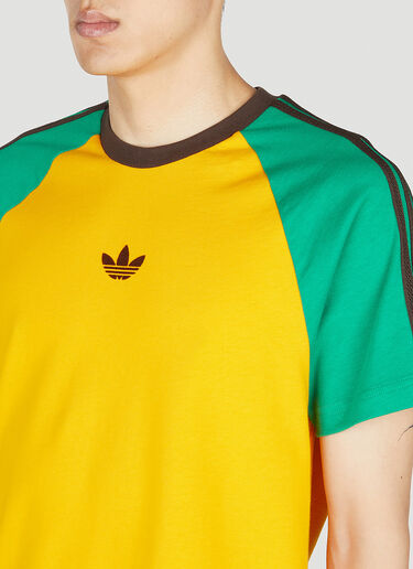 adidas by Wales Bonner シグネチャーのストライプTシャツ イエロー awb0352009