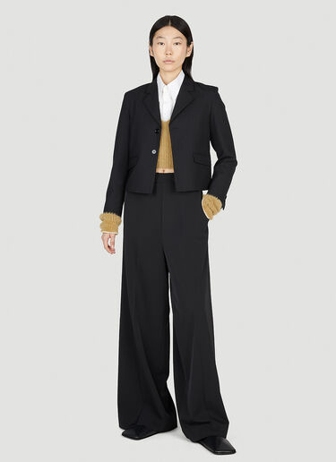 Pinstripe Blazer MM6 Maison Margiela Pinstripe Blazer Black mmm0252002