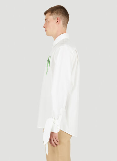 JW Anderson Slime Logo Shirt White jwa0149005