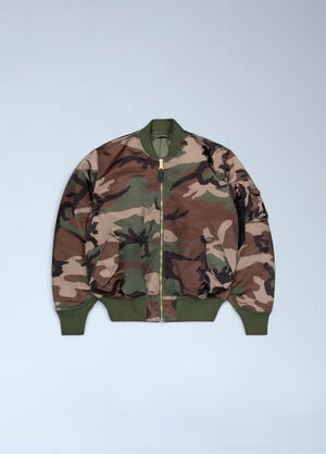 Alpha Industries MA-1 Primaloft Flight Camo Bomber Jacket Olive alp0162005
