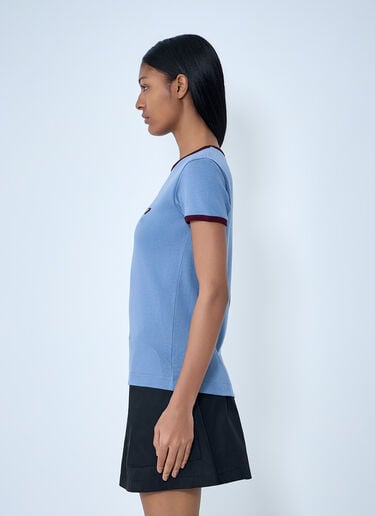 Prada Cotton Jersey T-Shirt Bordeaux pra0264039