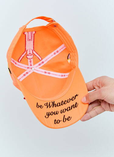 Walter Van Beirendonck W Baseball Cap Orange wlt0156023