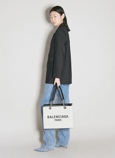Medium Duty Free Tote Bag Balenciaga Medium Duty Free Tote Bag Cream bal0255062