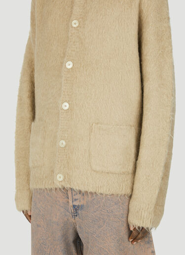 Acne Studios Fuzzy Cardigan Khaki acn0154002