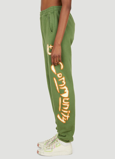 P.A.M. Community Garden Track Pants Green pam0350011