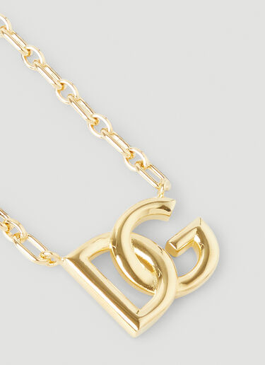 Dolce & Gabbana DG Logo Pendant Necklace Gold dol0147090