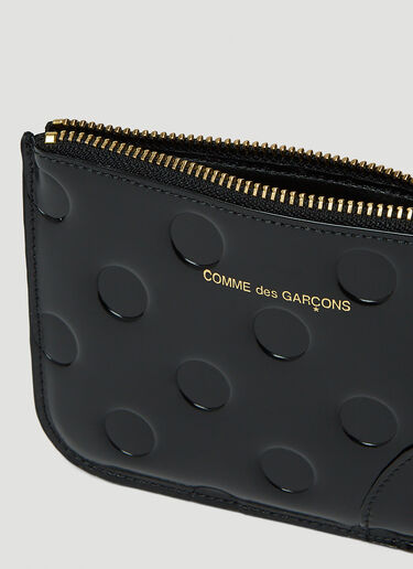 Comme des Garçons Wallet Dots Pouch Wallet Black cdw0347009