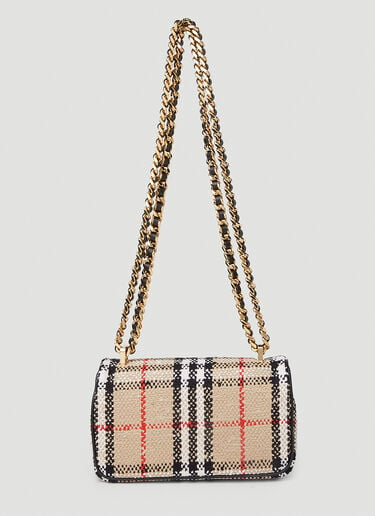 Burberry Mini Lola Vintage Check Shoulder Bag Beige bur0251046