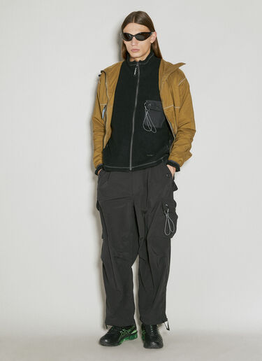 And Wander Fleece Zip-Up Jacket Black anw0154009