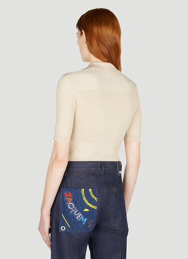 Jacquemus 르 야우코 보디슈트 베이지 jac0251026